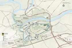 Audubon is located north of Valley Forge National Historic Park