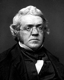 1855 daguerreotype of William Makepeace Thackeray by Jesse Harrison Whitehurst (1819–1875)
