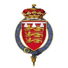 Coat of Arms of John de Mowbray, 4th Duke of Norfok, KG.png