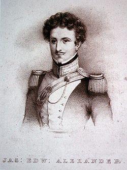 Lithograph of James Edward Alexander