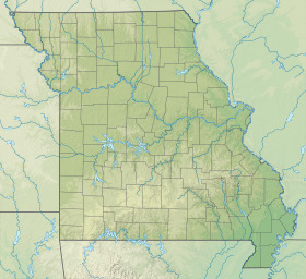 Map showing the location of Hawn State Park