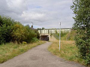 Stoneyford Road bridge over Trans Pennine Trail. - geograph.org.uk - 527846.jpg
