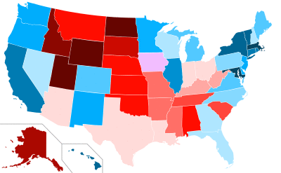 2017 United States Party Affiliation by State.svg