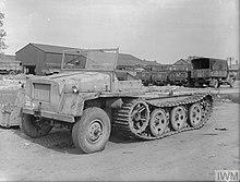 Schwere Wehrmacht Schlepper load carrier and tractor - IWM (STT 7965).jpg