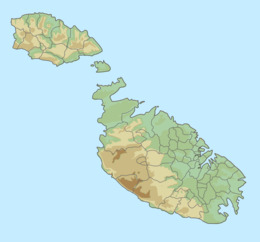 Fungus Rock is located in Malta