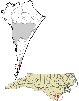 Location in New Hanover County and the state of North Carolina.