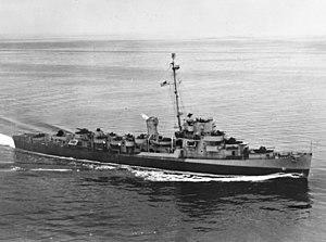 USS Buckley (DE-51) underway in the Atlantic Ocean on 10 June 1944 (80-G-236608).jpg