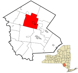 Location of the town of Liberty in Sullivan County, New York