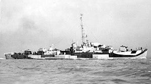USS Bivin (DE-536) underway off Boston, Massachusetts (USA), on 15 December 1944 (BS 132247).jpg
