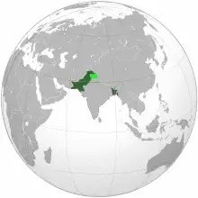 Dominion of Pakistan & Indian Controlled Kashmir (orthographic projection).svg