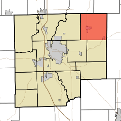 Location in Bartholomew County