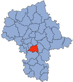 Location within the voivodeship