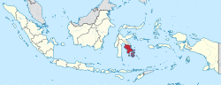 Location of Southeast Sulawesi in Indonesia