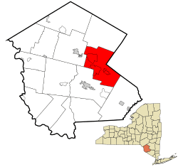 Location within Sullivan County, New York