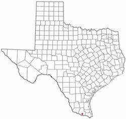 Location of San Juan, Texas