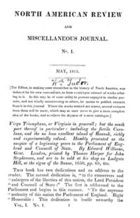 North American Review - 1st issue - William Tudor's copy.gif