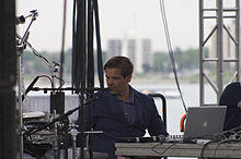 Moritz von Oswald performing live in 2010