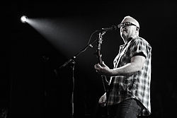 Dave Catching performing with the Eagles of Death Metal at the Commodore Ballroom in Vancouver, British Columbia