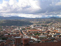 Sucre, the constitutional capital of Bolivia and the capital of the Oropeza Province