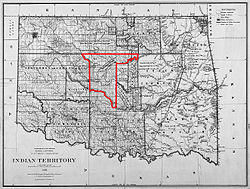 Map of the Unassigned Lands