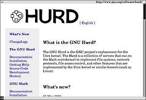 Screenshot of a graphical Links