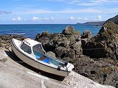 Boat on the slipway at Pendeen Cove - geograph.org.uk - 230141.jpg