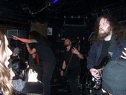 Dååth performing in New York City, 2009