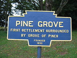 Official logo of Pine Grove, Pennsylvania