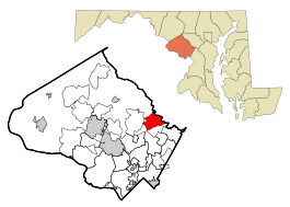 Location in the U.S. state of Maryland