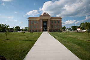 McIntosh County Courthouse in Ashley