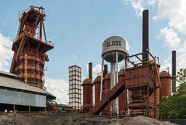 Sloss Furnaces, Birmingham AL, North view 20160714 1.jpg