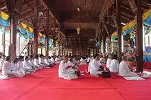 Buddhist thai nun