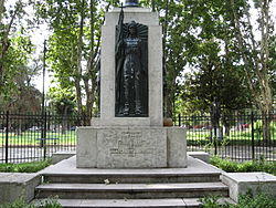 Arenales Square, in the ward's north-central section.