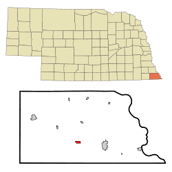 Location of Salem, Nebraska