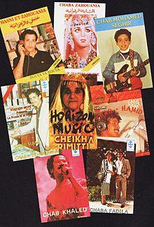 From right to left: Cheb Mohamed Seghir, Cheba Zahouania, Cheb Hasni, Cheb Hamid, Cheikha Remitti, Cheb Mami, Cheb Sahraoui, Cheba Fadila and Cheb Khaled
