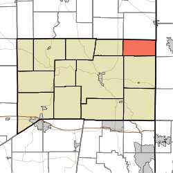 Location of Bath Township in Franklin County