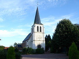 The church of Le Quesnoy-en-Artois