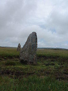 Stone Circle by track on King Arthur's Downs - geograph.org.uk - 29689.jpg