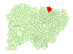 Location in Salamanca