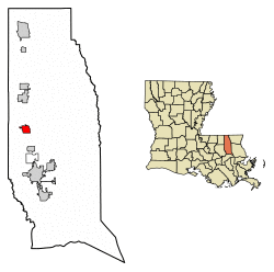 Location of Independence in Tangipahoa Parish, Louisiana.