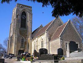 The church in Cambes-en-Plaine