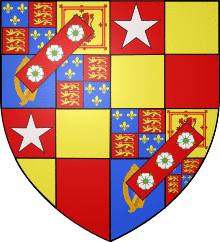 Blason Charles II Beauclerk (1696-1751) 2e duc de Saint-Albans.svg