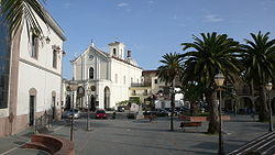 Castel Volturno Caserta Campania zentraler Platz.JPG