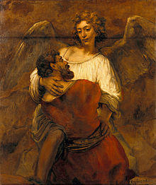 Rembrandt - Jacob Wrestling with the Angel - Google Art Project.jpg