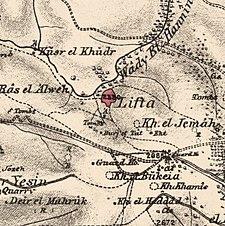 Historical map series for the area of Lifta (1870s).jpg