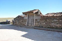 Traditional door in Gallegos de Sobrinos