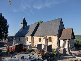 The church in Saint-Sulpice-de-Grimbouville