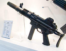 Daewoo K7 SMG at Defense Asia 2006 0.jpg