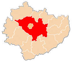Location within the voivodeship
