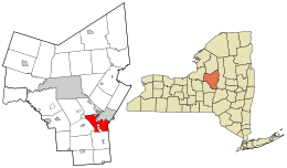 Location in Oneida County and the state of New York.